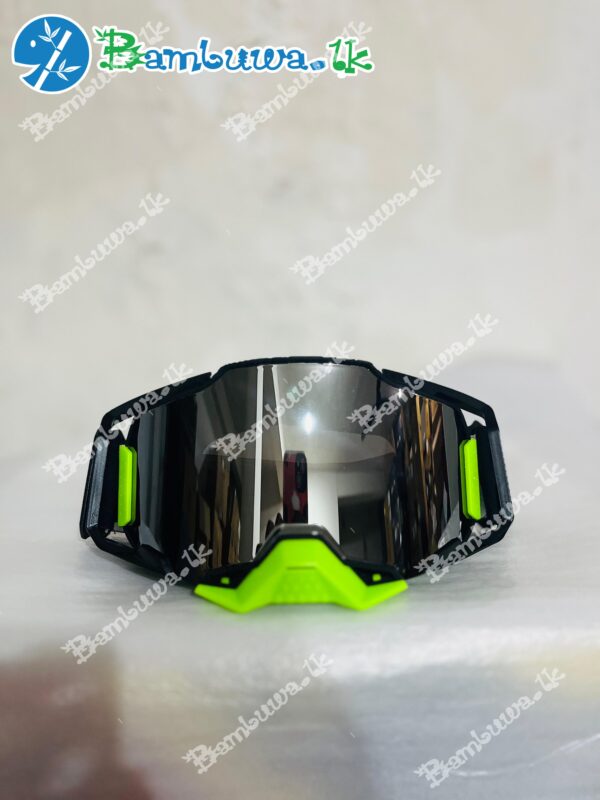 100% Black Neon Green