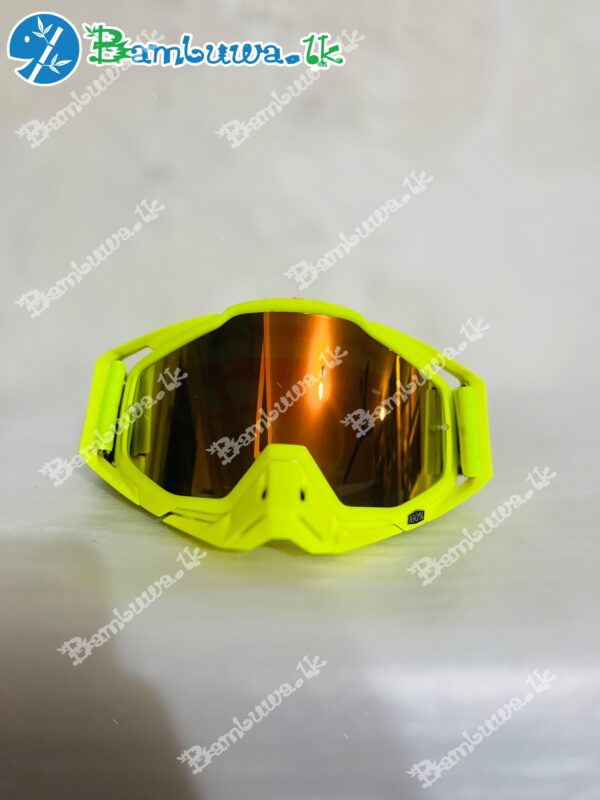 100% Neon Green Orange Lens