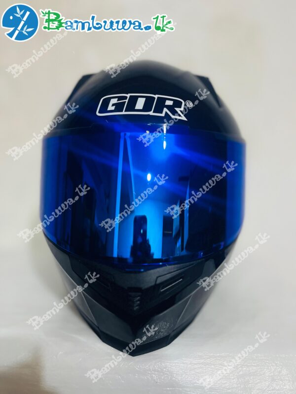 Blue Visor ( No Helmet )