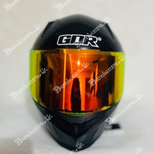 Orange Gold Visor ( No Helmet )