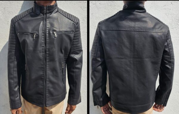Synthetic  Leather Black
