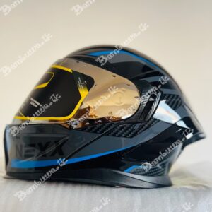 Nexx Black Blue FlipUp Helmet