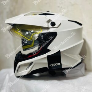 Axor X Cross White Dual Sport Helmet ( Dual Visor )